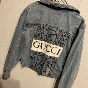 Custom denim jacket
